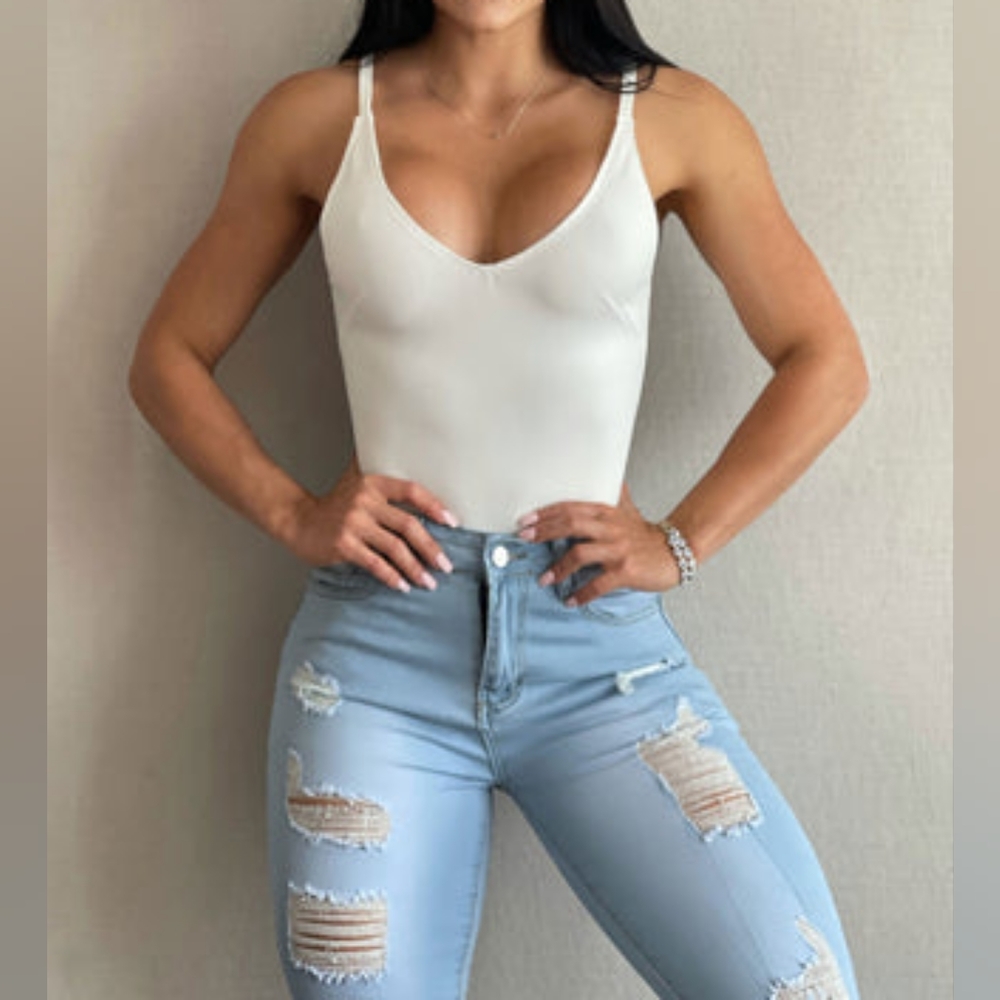 Jed North White Bodysuit